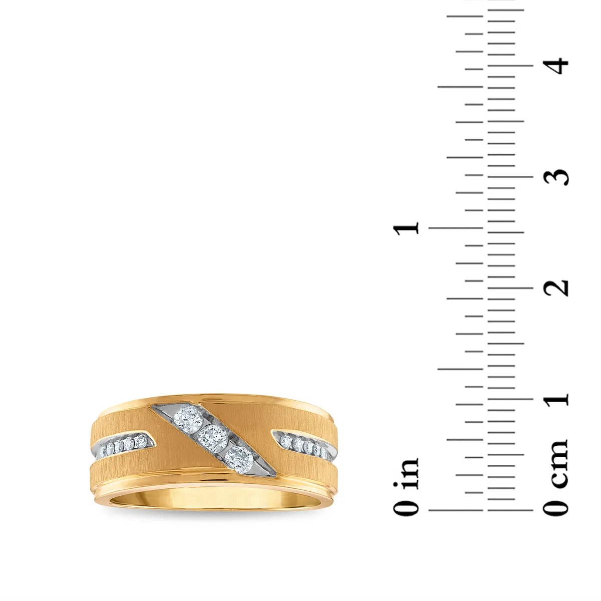 1/3 CTW Diamond Wedding Ring in 10KT Yellow Gold