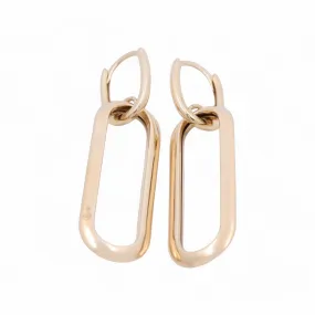 14K Yellow Gold Large Hoop Earrings