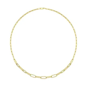 14Kt Yellow Gold Diamond (1/2Ctw) Necklace