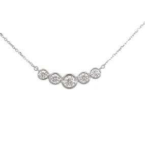 14KW Graduated Diamond Necklace