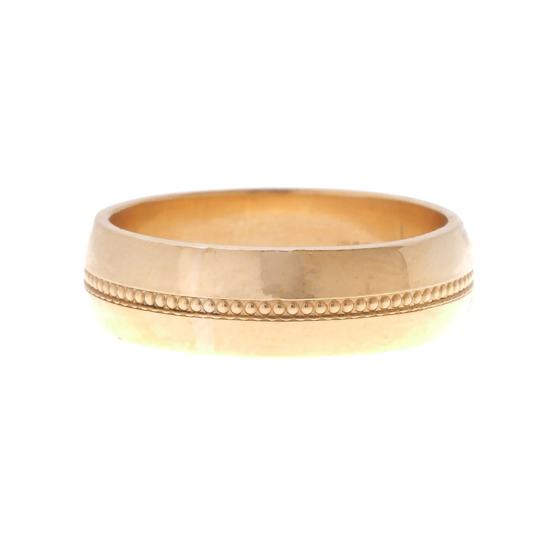 22ct Gold Gents Wedding Band