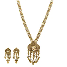 22K Gold Kundan Antique Jewelry Set