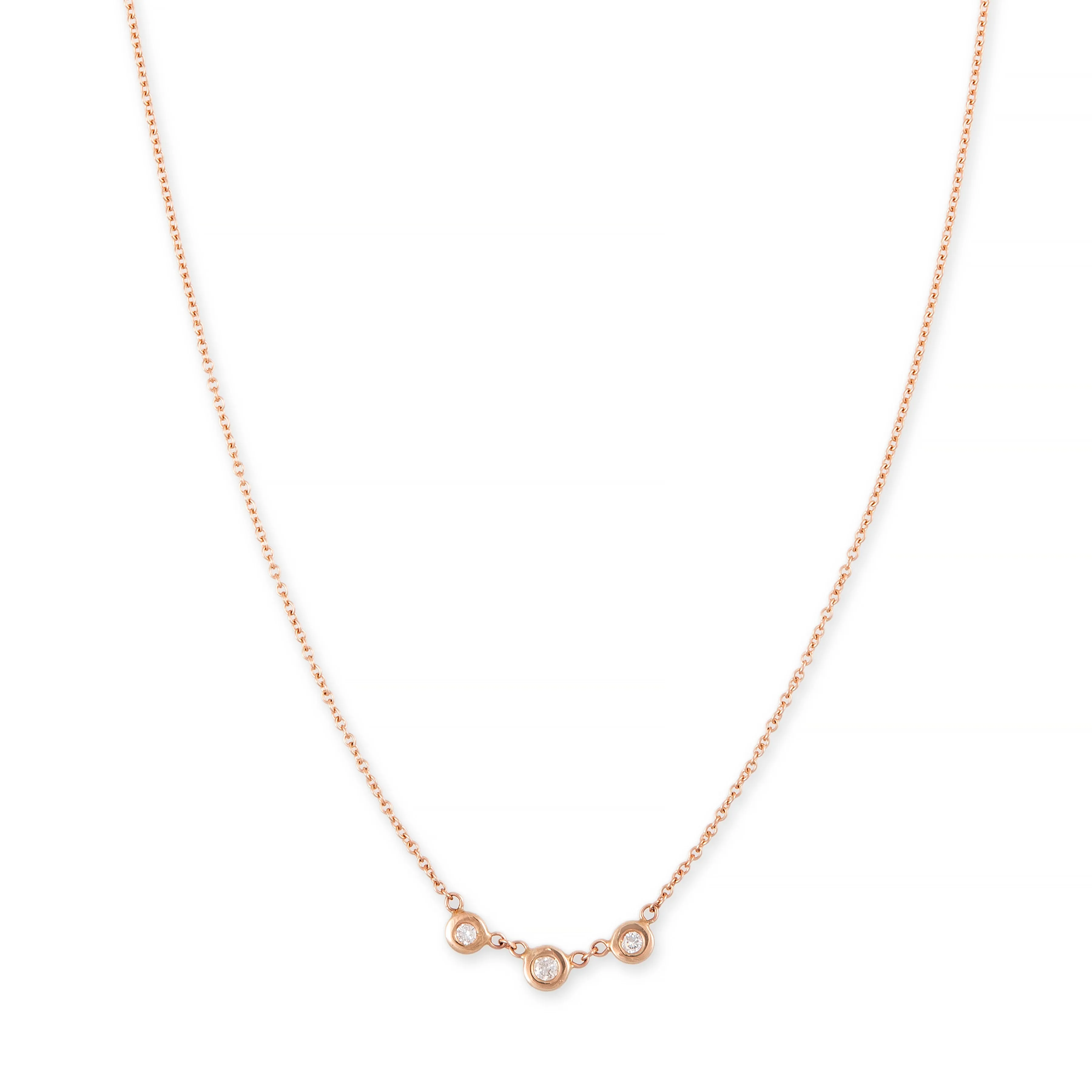 3 DIAMOND EMILY NECKLACE