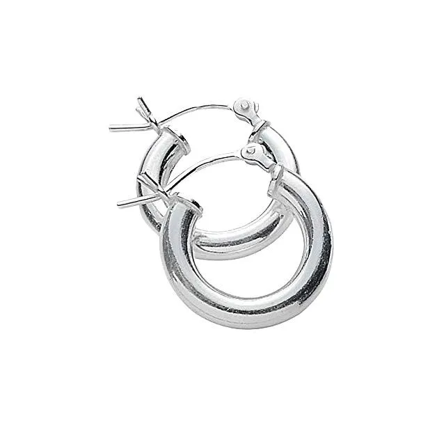 3-Pack: Sterling Silver Hoop Earrings