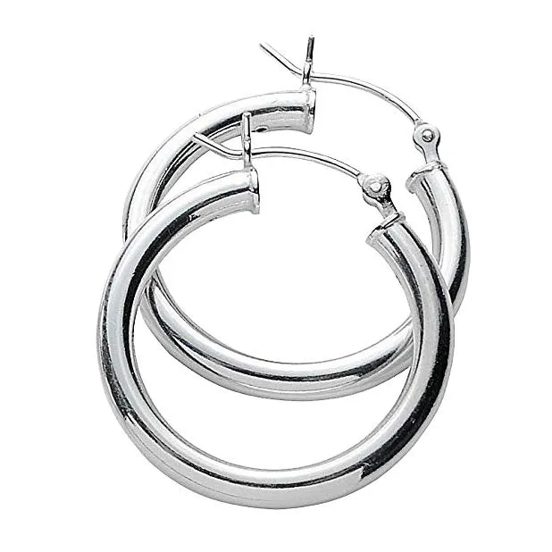 3-Pack: Sterling Silver Hoop Earrings