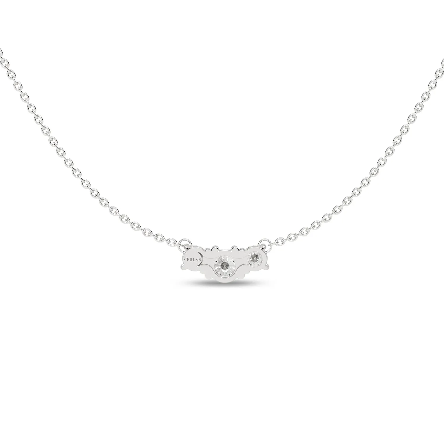 3-Stone Diamond Necklace