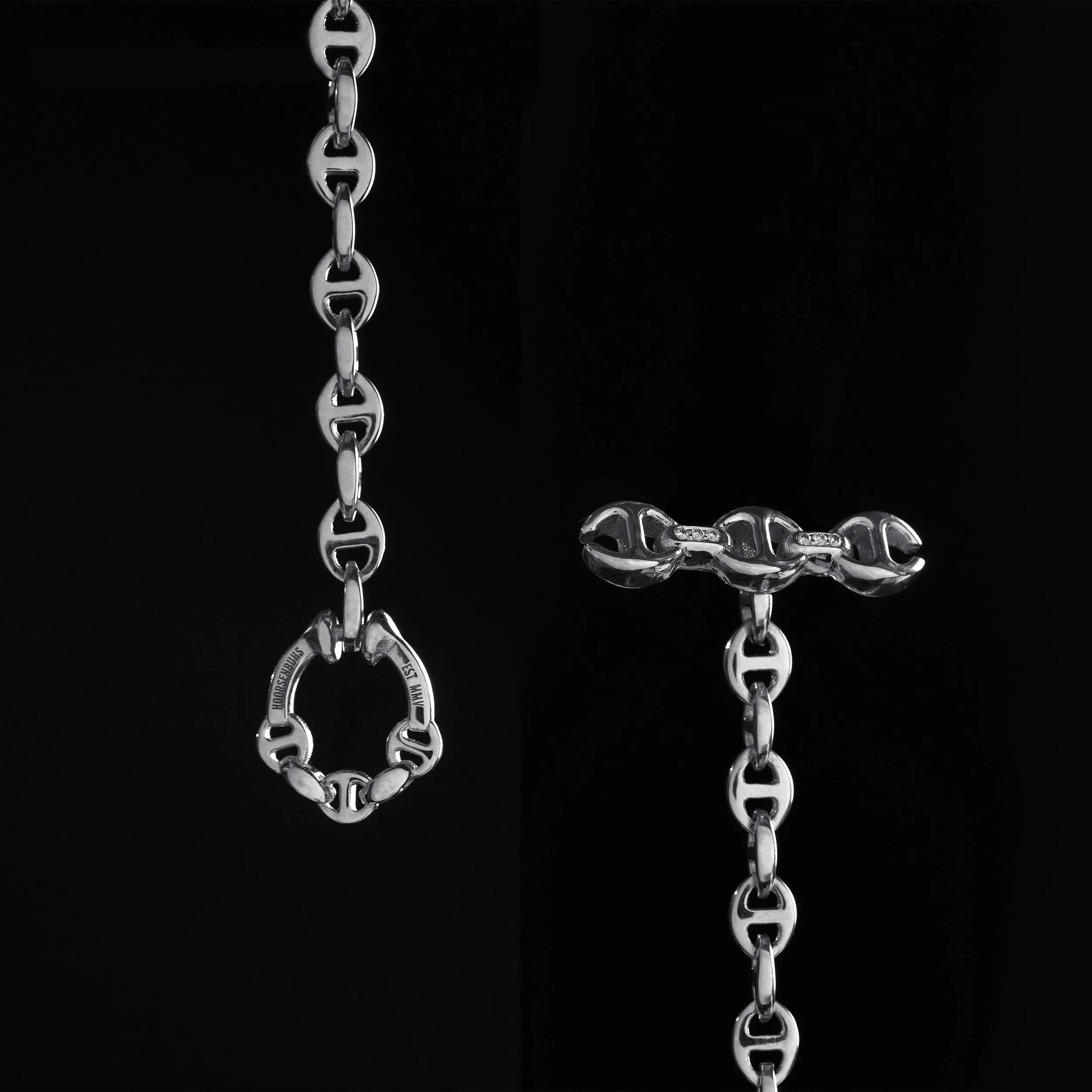 3MM OPEN-LINK™ NECKLACE WITH DIAMOND PENDANT - 30"