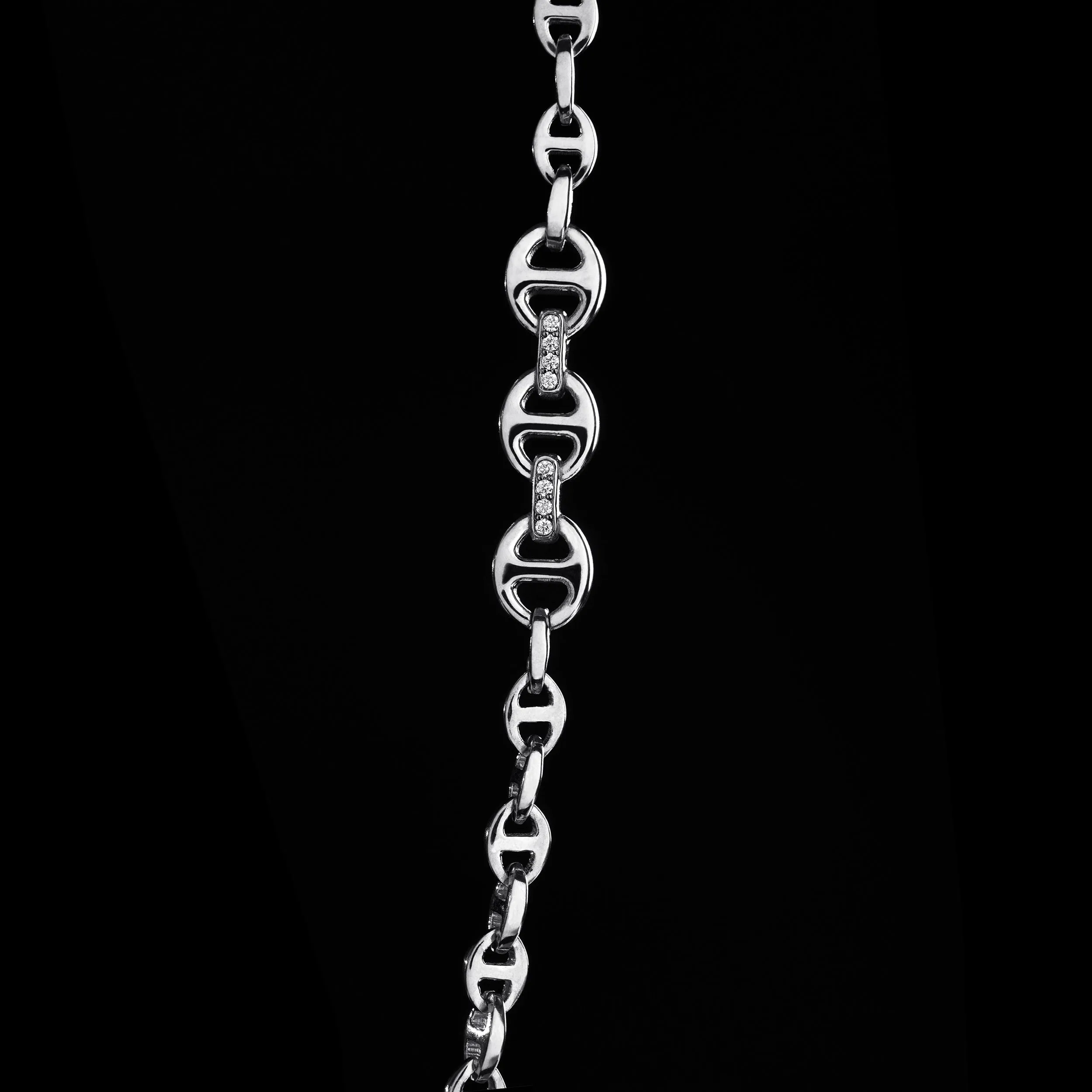 3MM OPEN-LINK™ NECKLACE WITH DIAMOND PENDANT - 30"