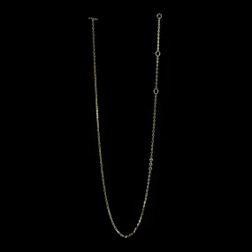 3MM OPEN-LINK™ NECKLACE WITH DIAMOND PENDANT - 42"