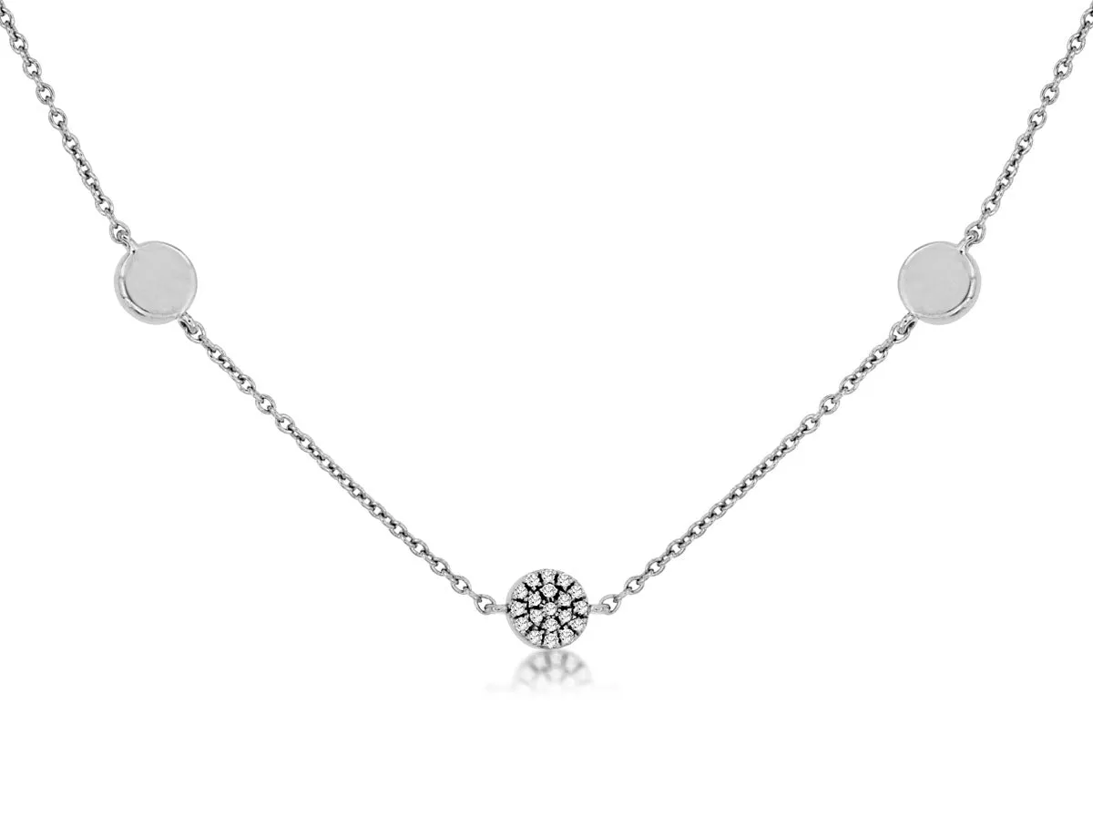 7 Disc Station Necklace