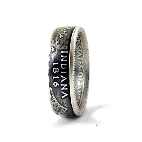 90% Silver Indiana Quarter Ring