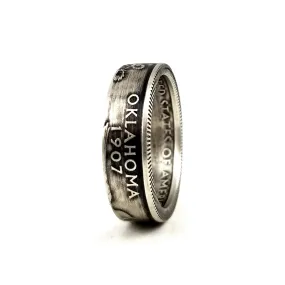 90% Silver Oklahoma Quarter Ring