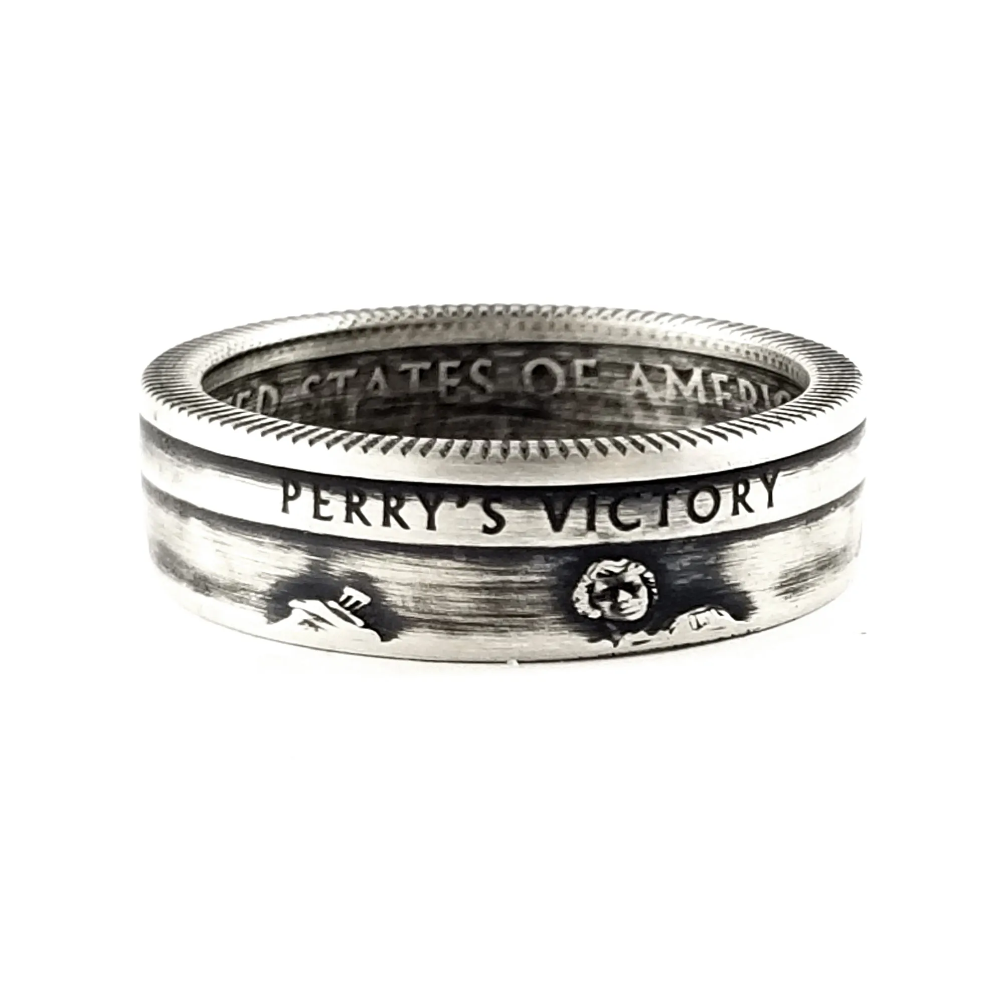 90% Silver Perry's Victory National Park Quarter Ring