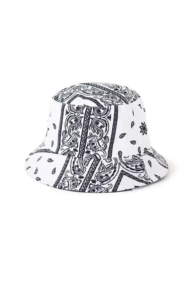 ABU8870 - Reversible Paisley Bucket Hat