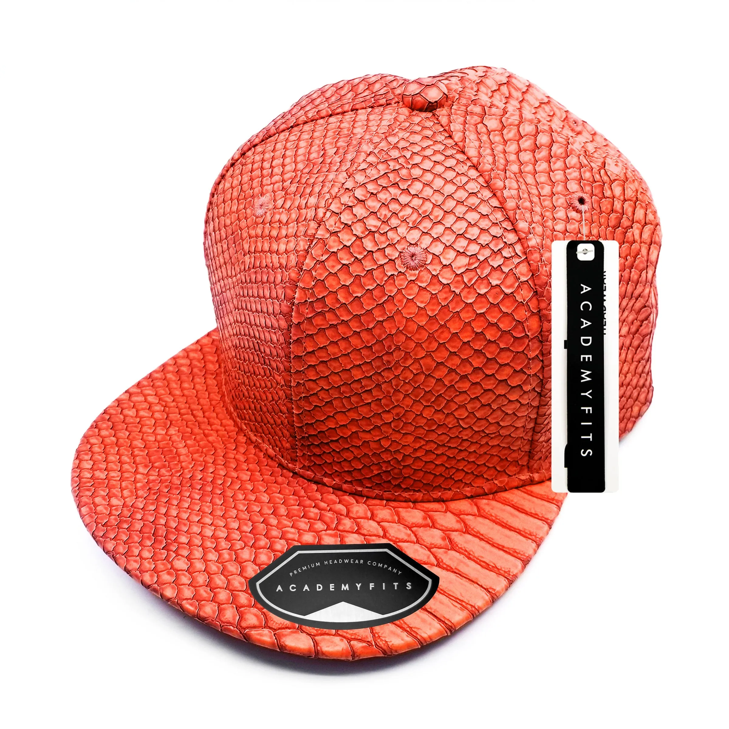 Academy Fits Snakeskin Strapback Hat 4014