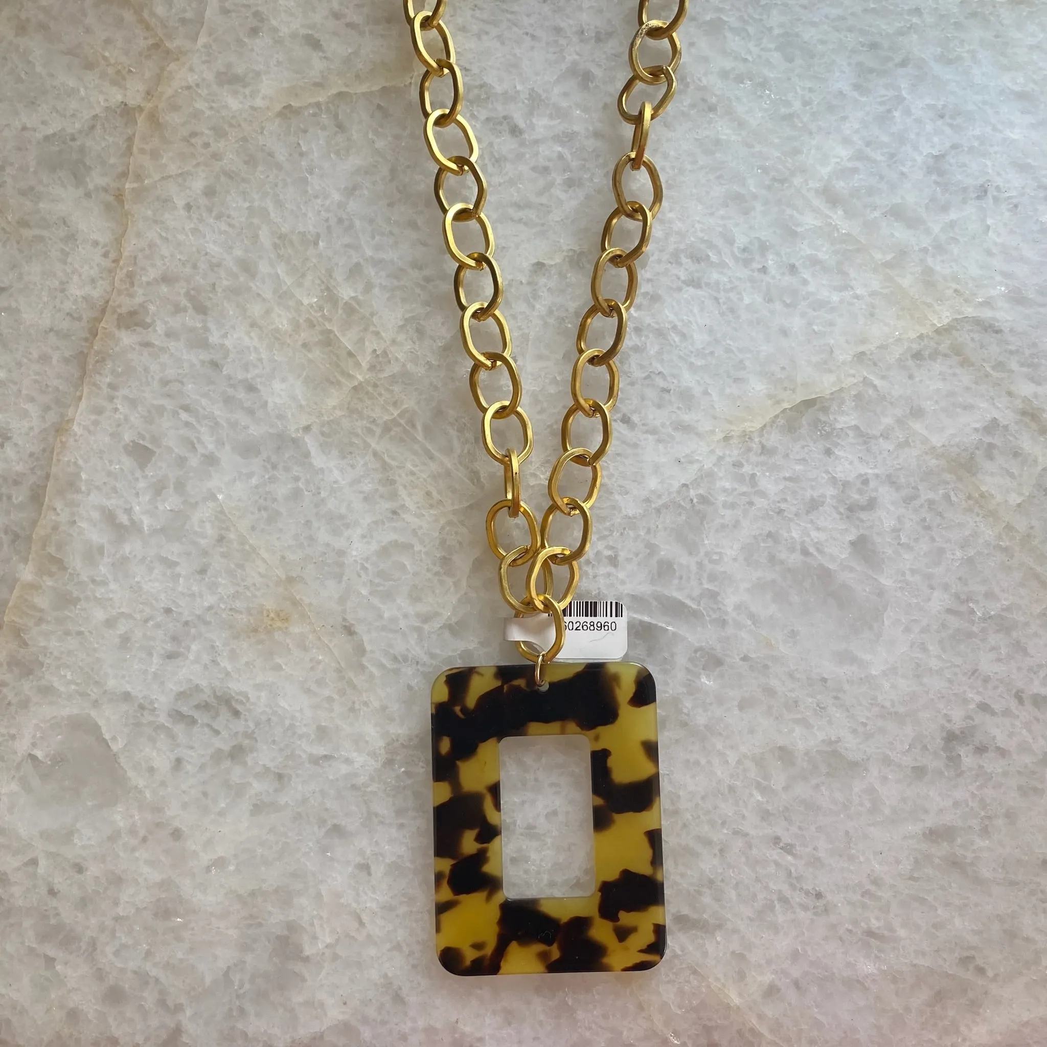 Acrylic Rectangle Necklace