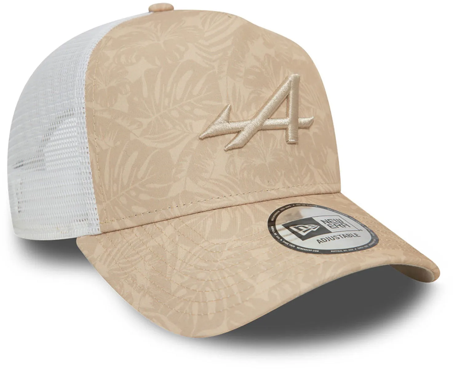 Alpine F1 New Era AOP Floral Print E-Frame Team Trucker Cap