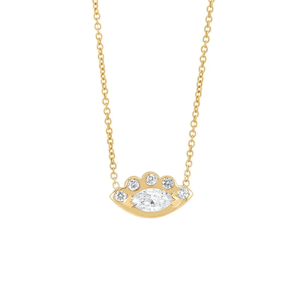 Angel Eye Diamond Necklace