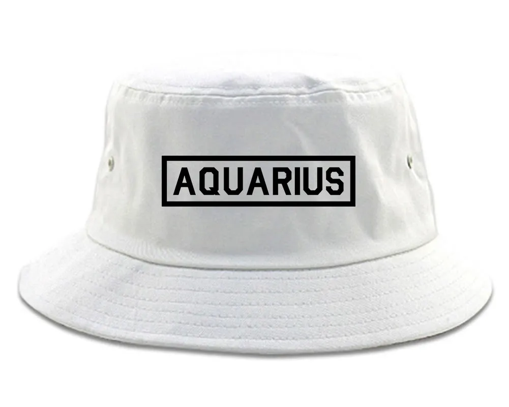 Aquarius Horoscope Sign Mens Bucket Hat