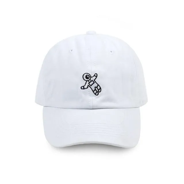 Astronaut emberoidery baseball cap