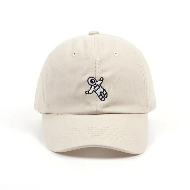 Astronaut emberoidery baseball cap