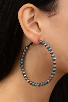 Beaded Hoops