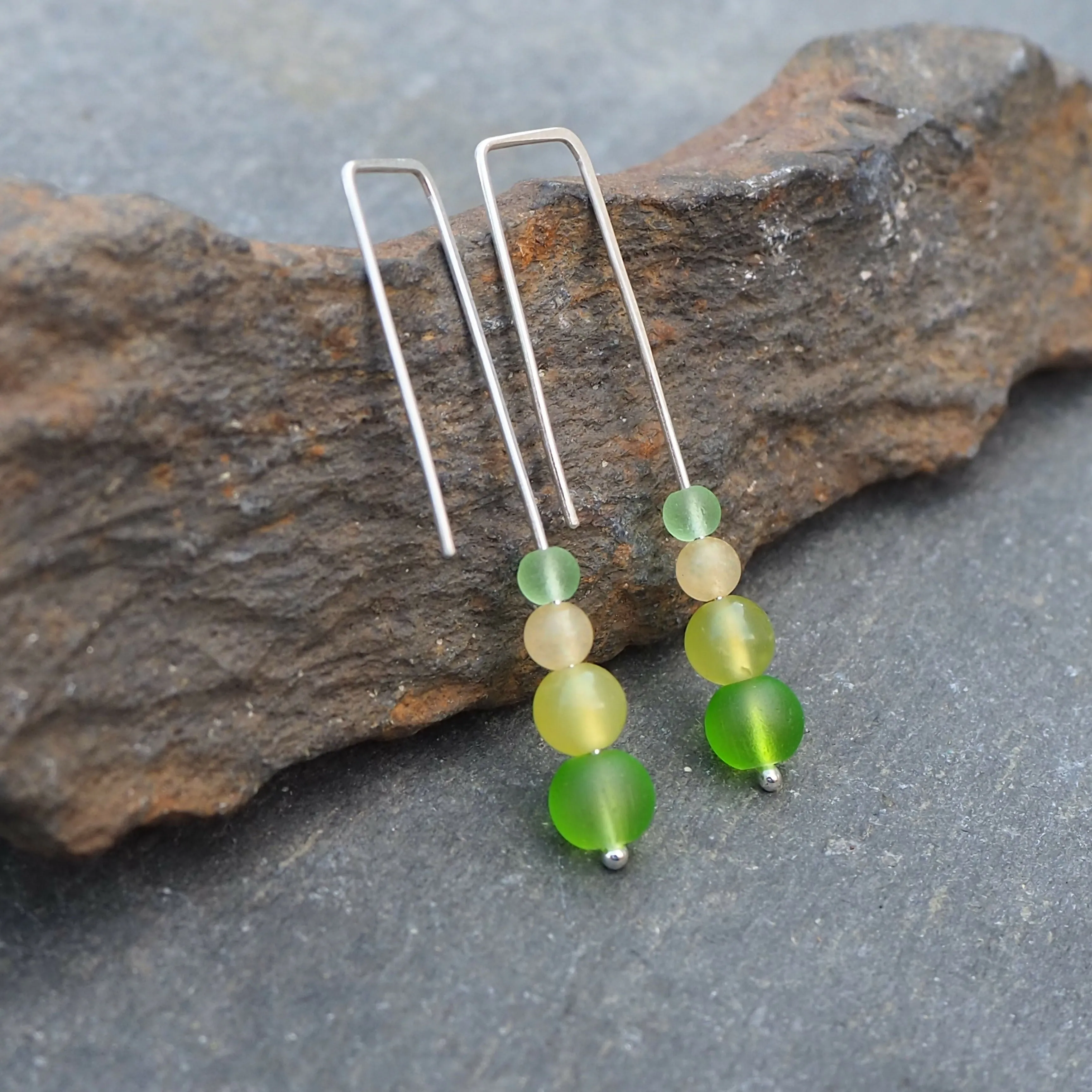 Beady Drop Earrings