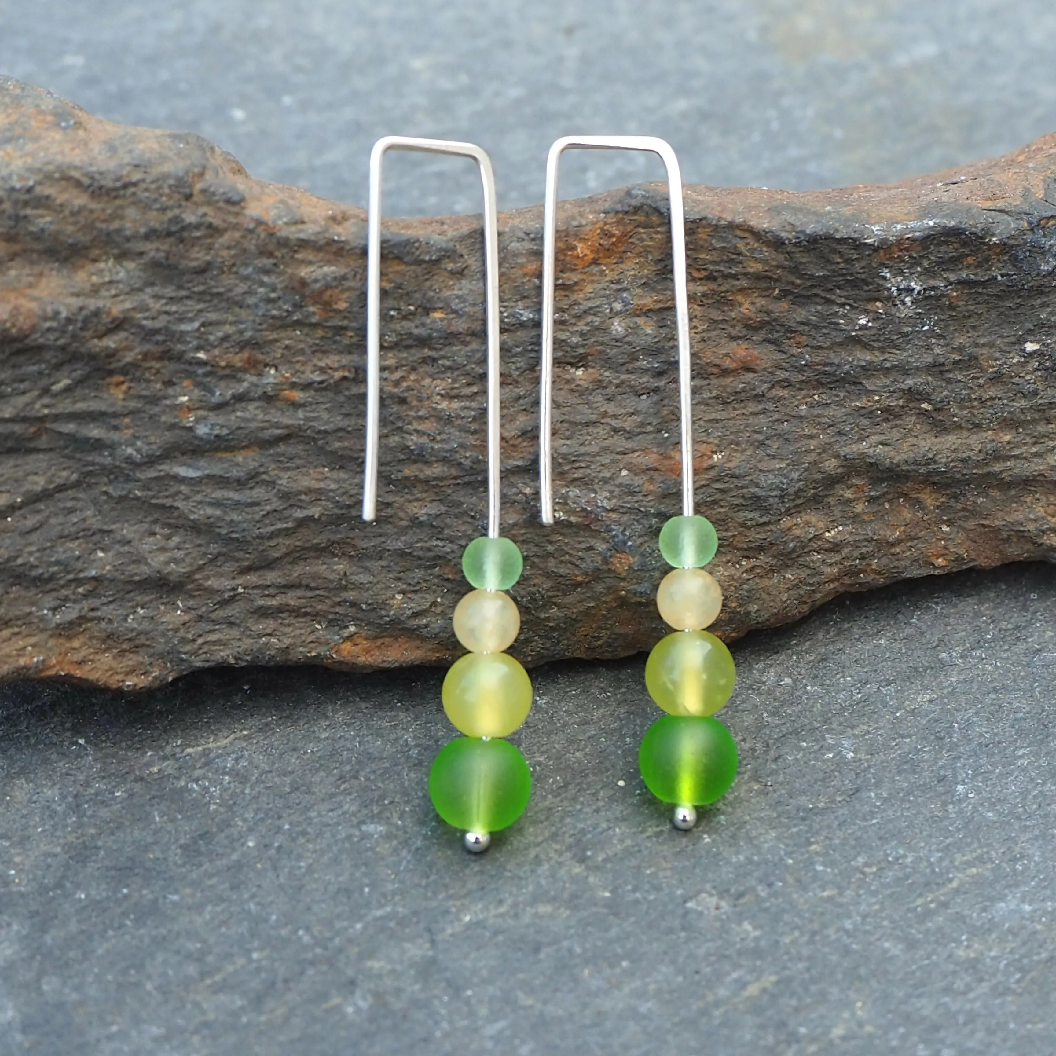 Beady Drop Earrings