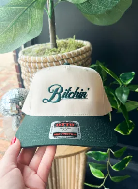 Bitchin' Embroidered Hat- Green