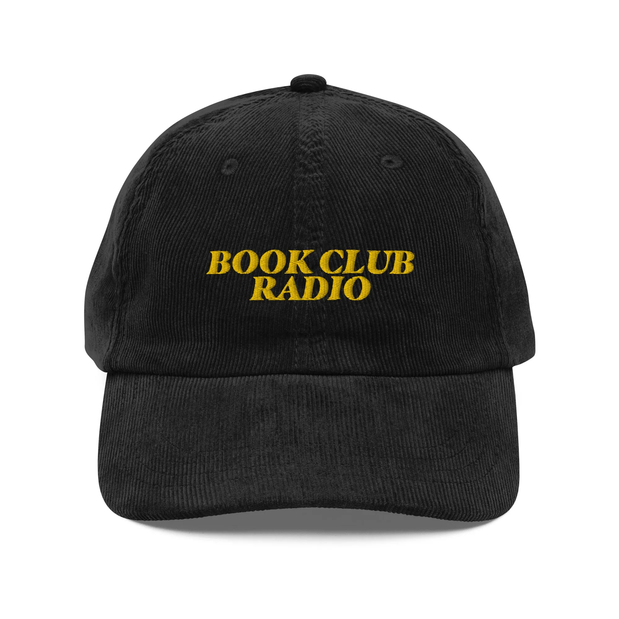 Black Corduroy Book Club Radio Logo Hat