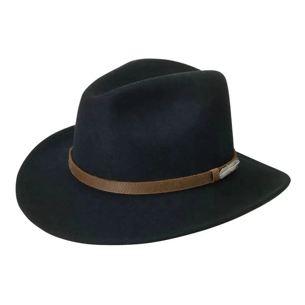 Black Creek (BC2036)- Crushable Wool Felt Cowboy Hat