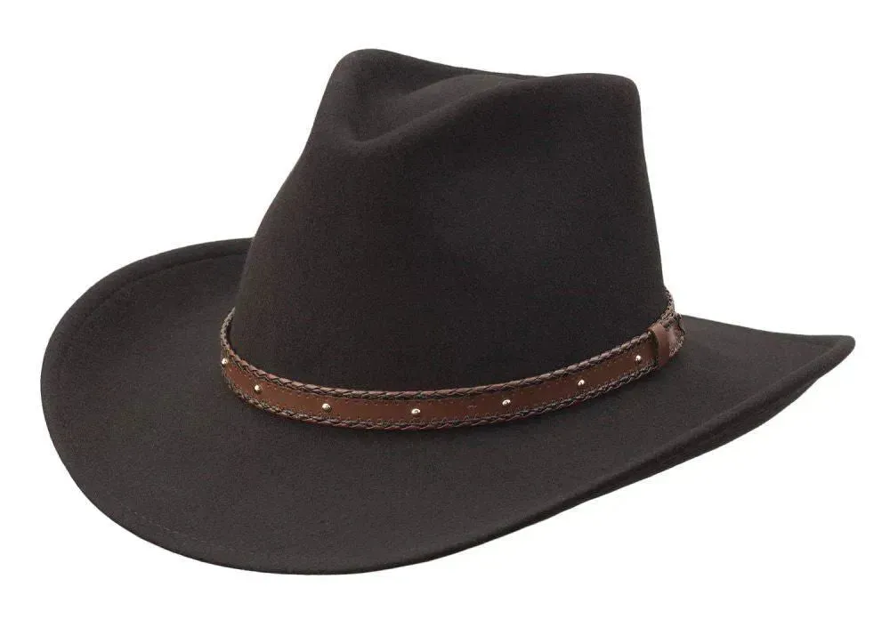 Black Creek (BC2043)- Crushable Wool Felt Cowboy Hat