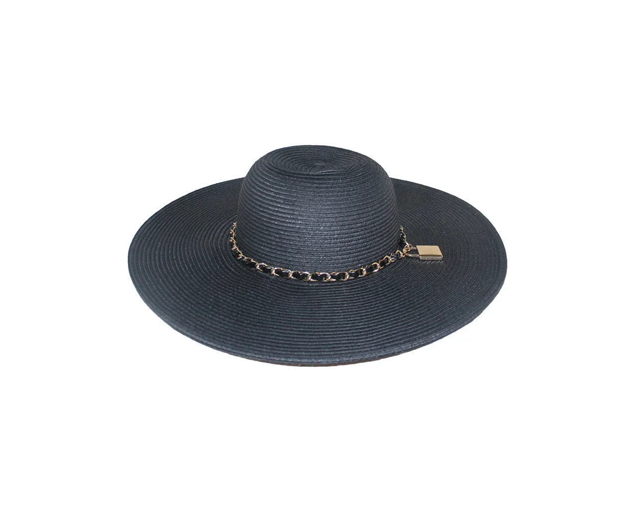 Black Luxury Sun Resort Hat - The Monaco