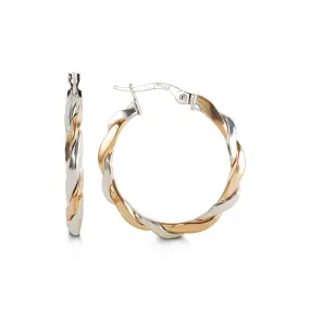 Braided Hoop Earring