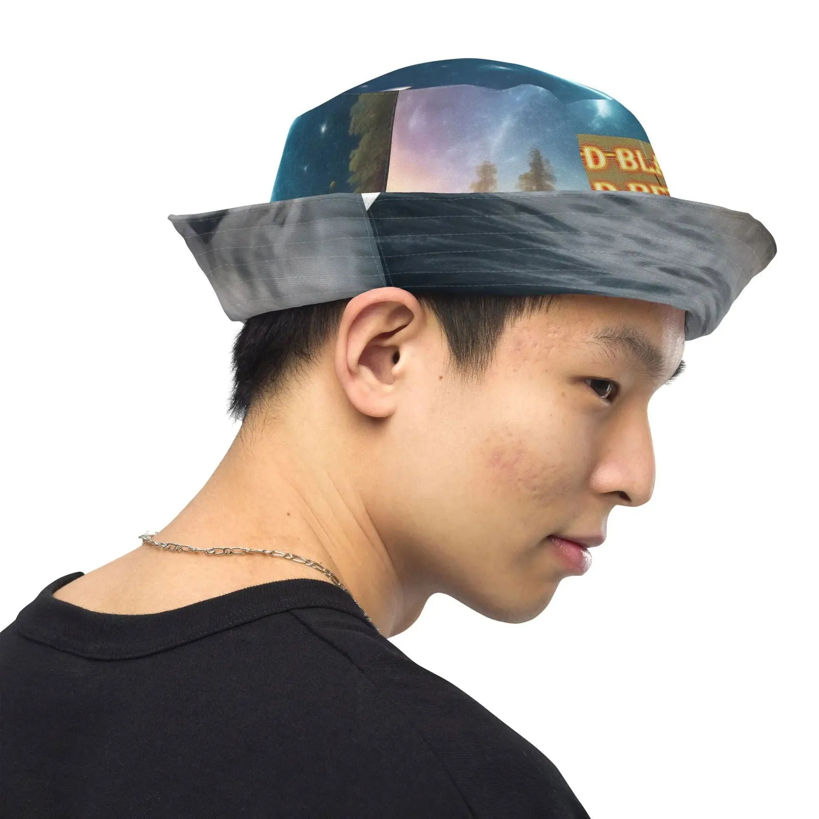 Bright side by D-Blaze: Reversible bucket hat