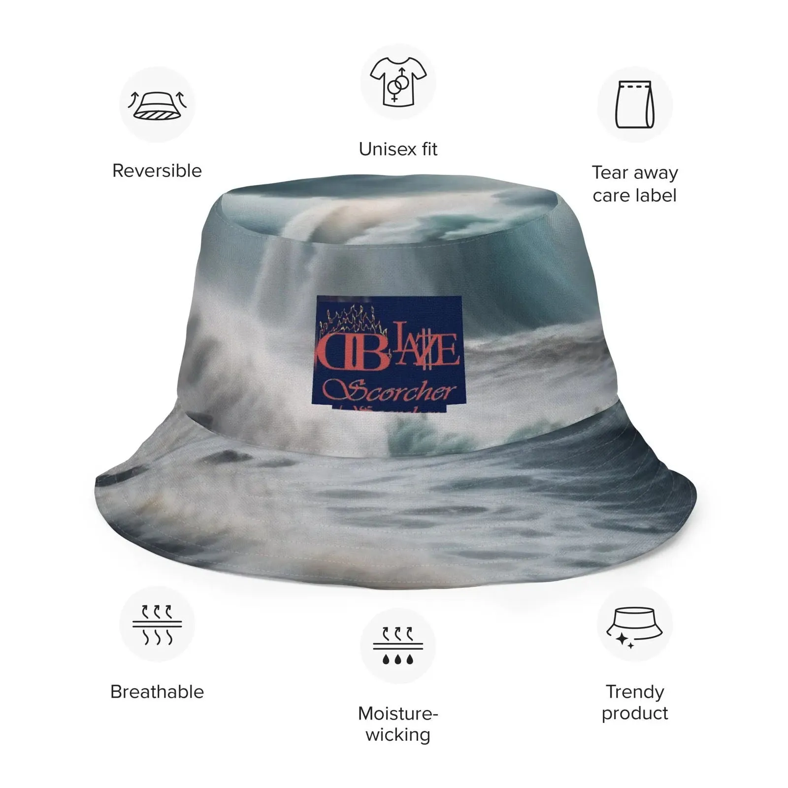 Bright side by D-Blaze: Reversible bucket hat