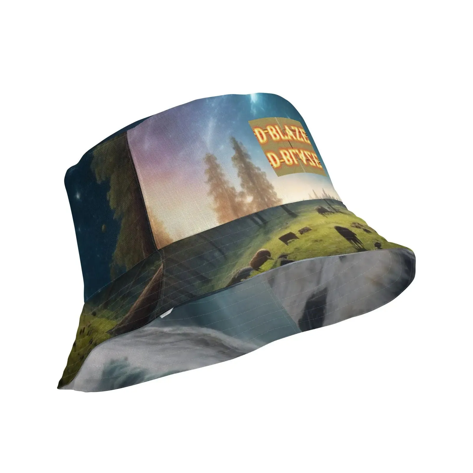 Bright side by D-Blaze: Reversible bucket hat