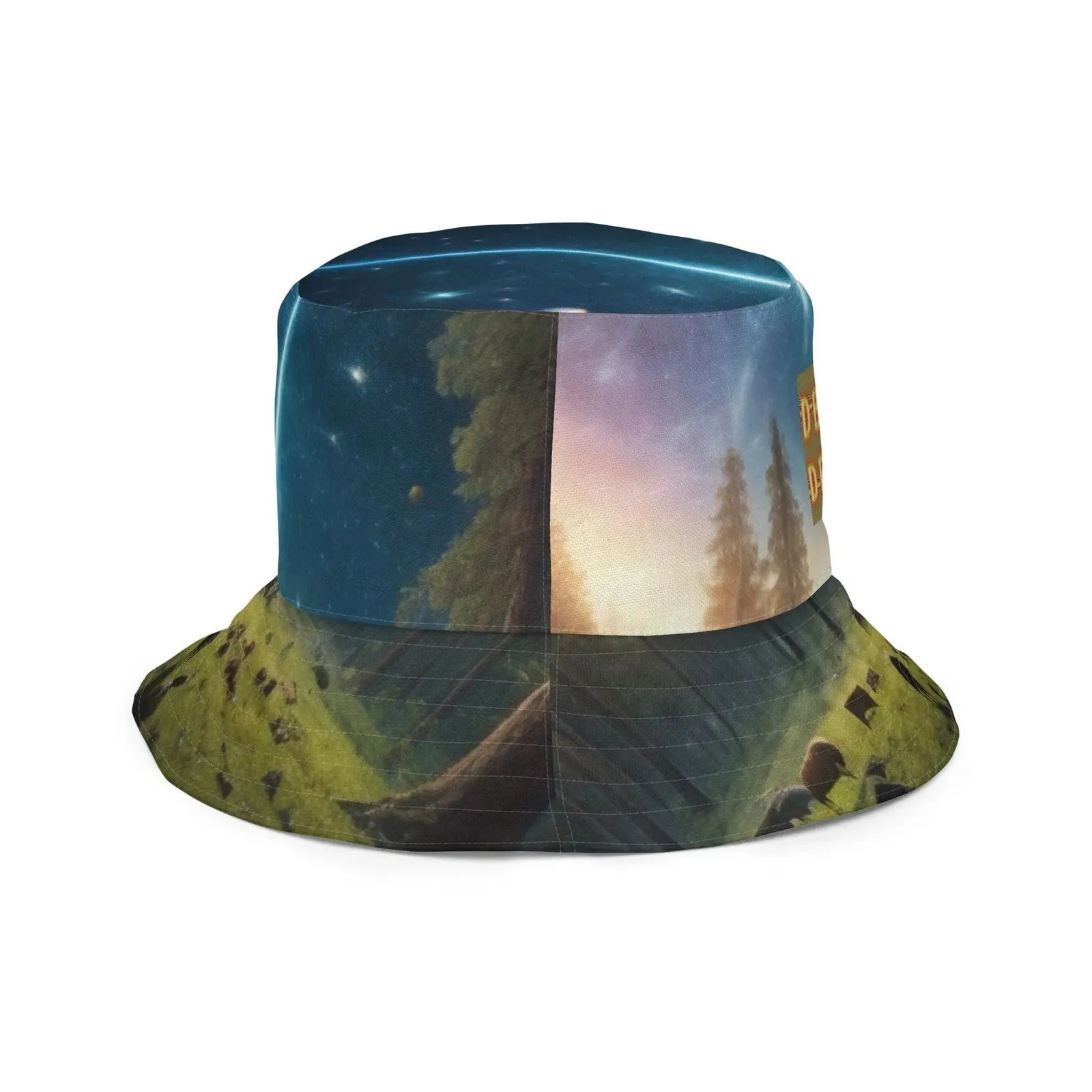 Bright side by D-Blaze: Reversible bucket hat