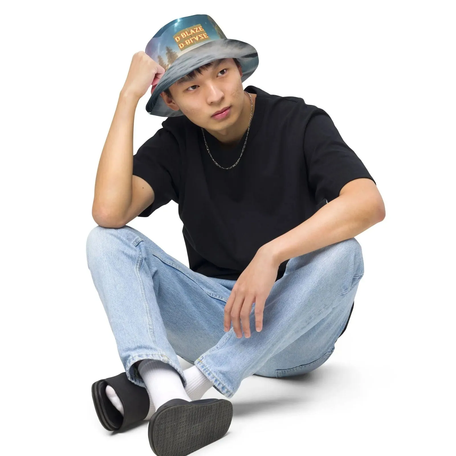 Bright side by D-Blaze: Reversible bucket hat