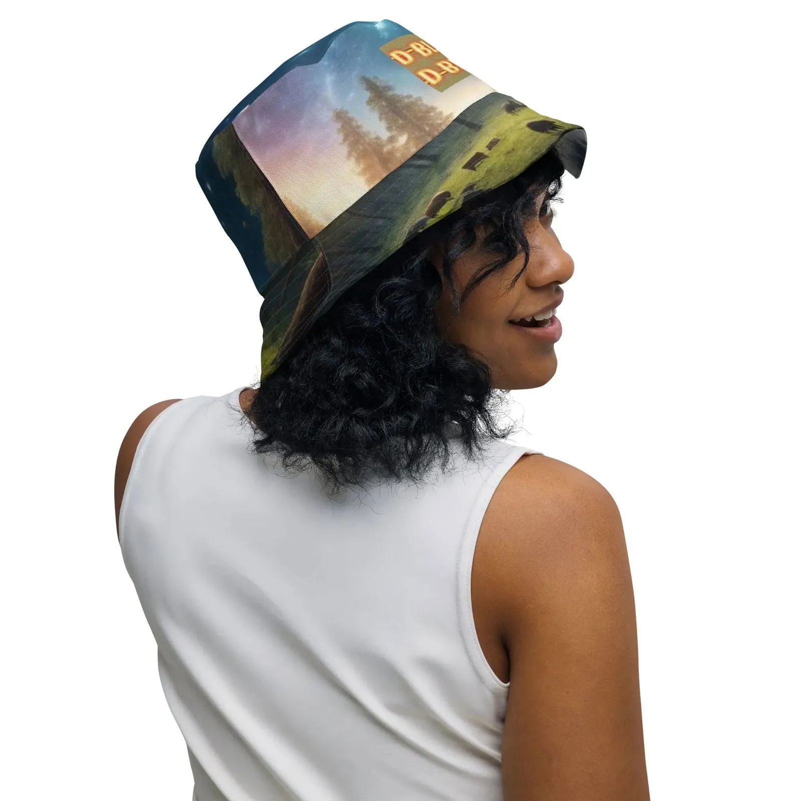 Bright side by D-Blaze: Reversible bucket hat