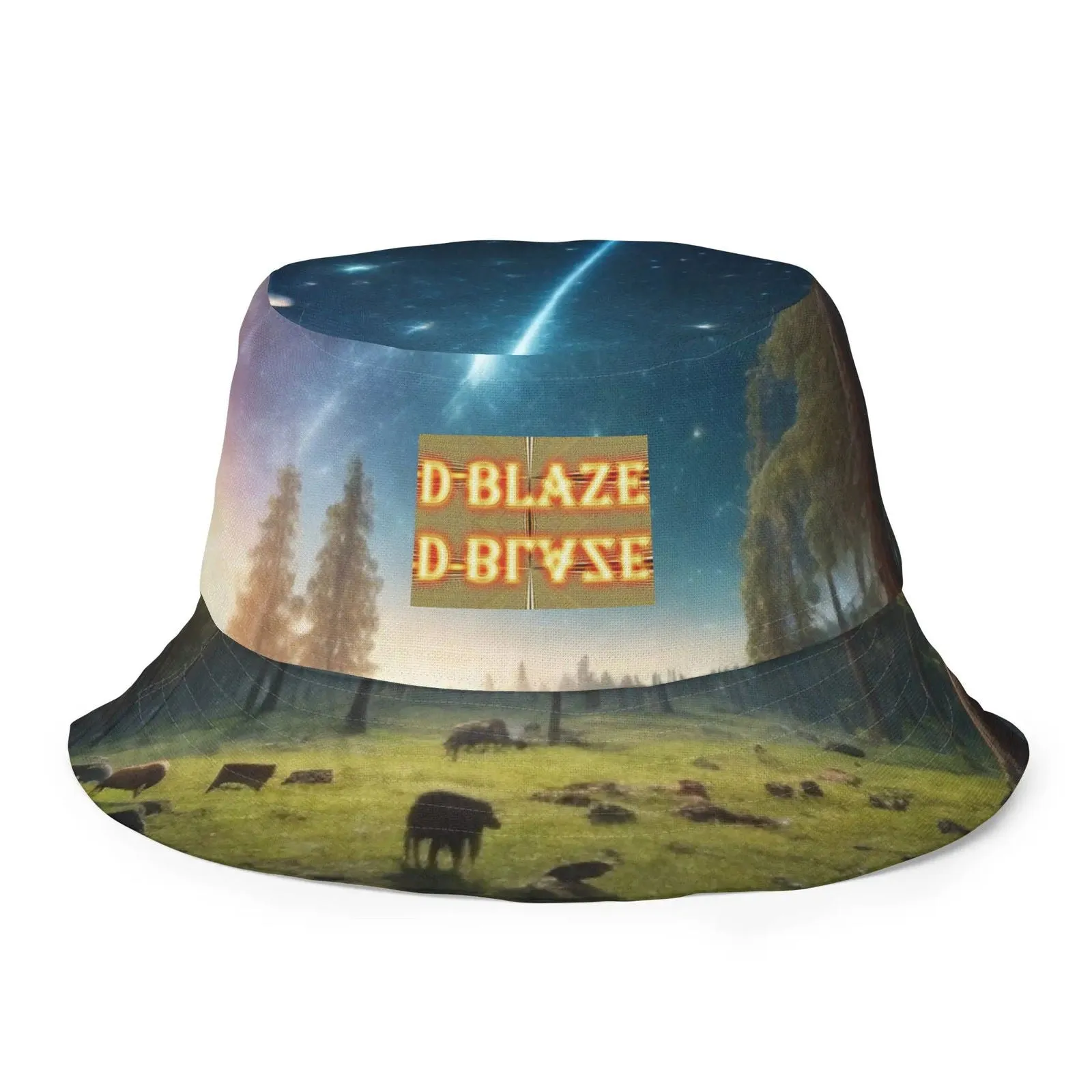 Bright side by D-Blaze: Reversible bucket hat