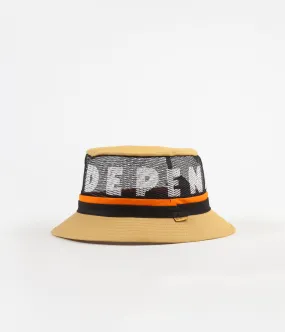 Brixton x Independent F/U Hardy Bucket Hat - Yellow