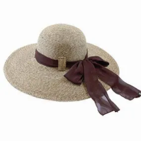 California Hat Company - Big Brim Floppy Hat with Scarf