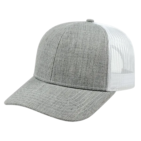 Cap America i3035 - Blended Wool Acrylic with Mesh Back Cap - Blank