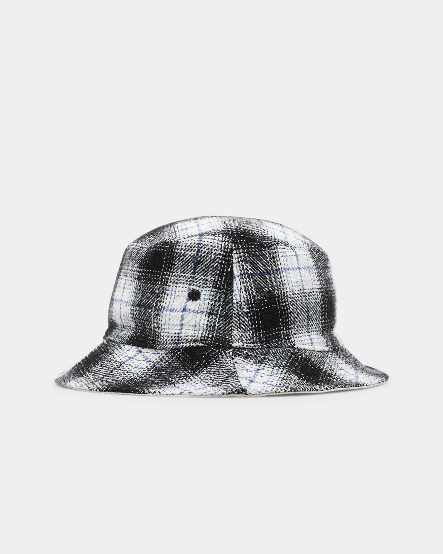 Carre Chat Bucket Hat Black Plaid