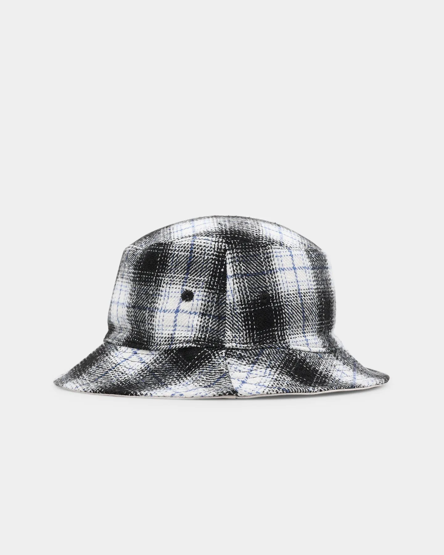 Carre Chat Bucket Hat Black Plaid