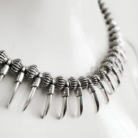 Centipede Necklace Tribal Goth Shaman Jewelry