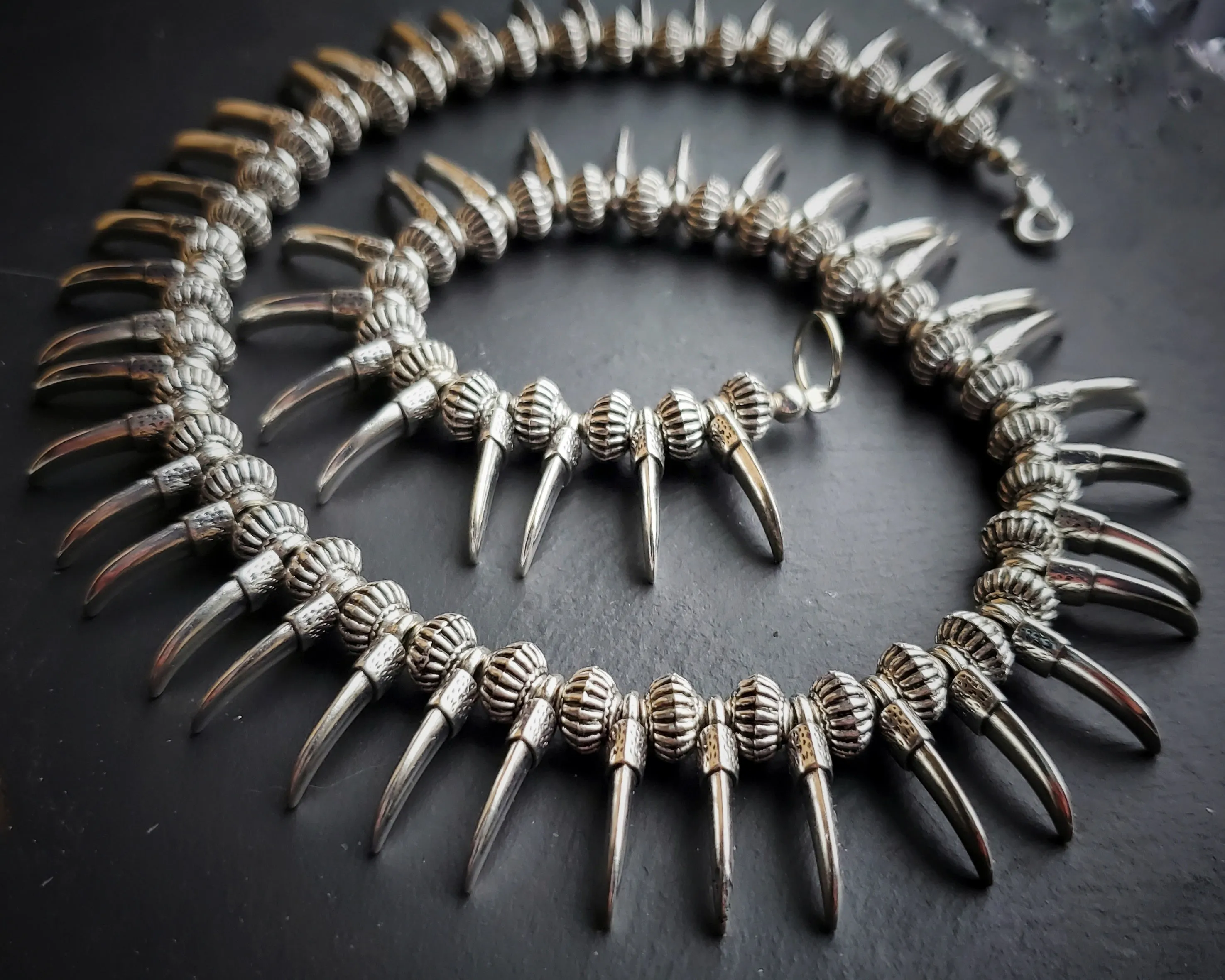 Centipede Necklace Tribal Goth Shaman Jewelry