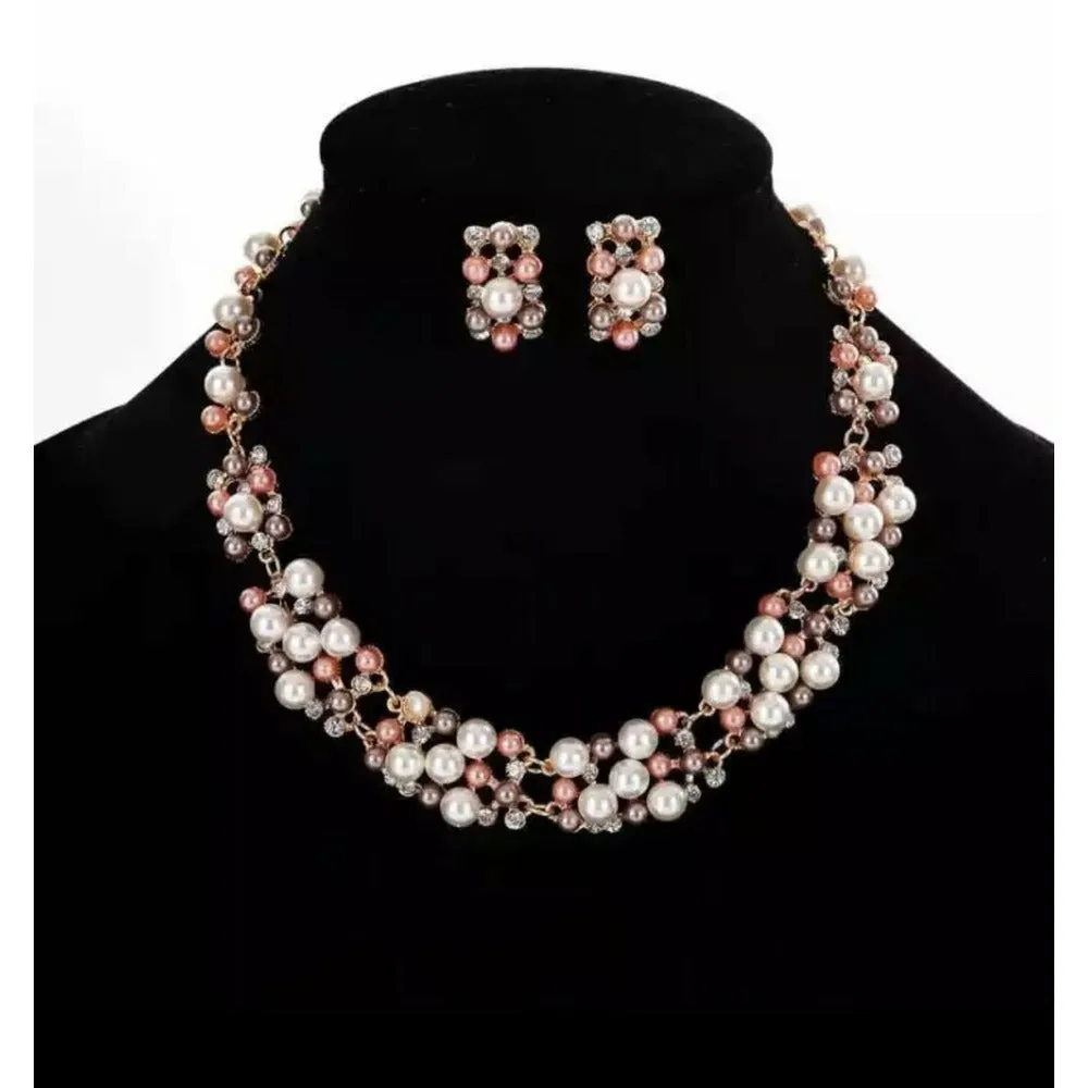 Charmed Pearl Necklace & Earring