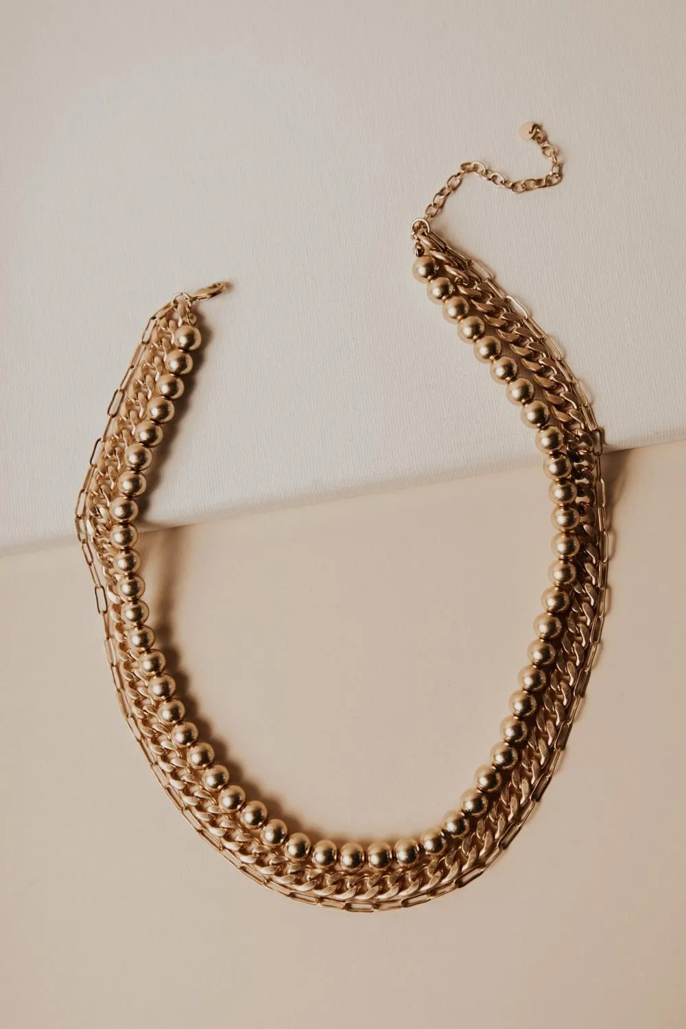 Chunky Layered Chain Necklace